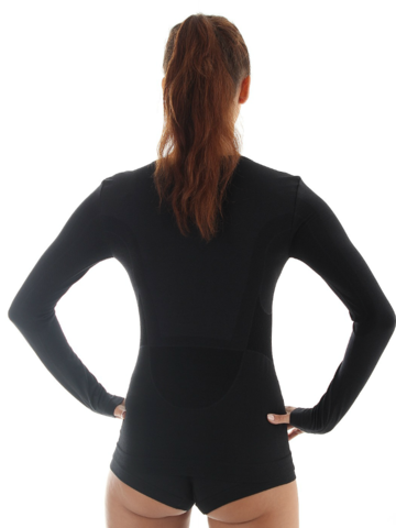 Термобелье женское Brubeck Comfort Wool рубашка черная