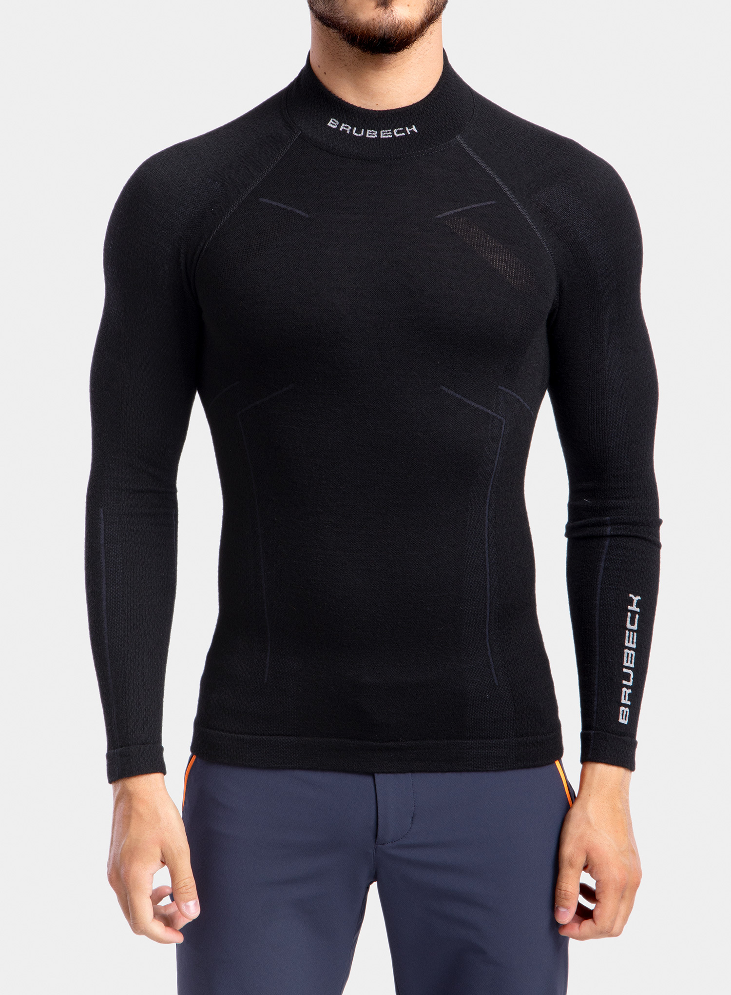 Термобелье Brubeck Wool Merino рубашка мужская черная