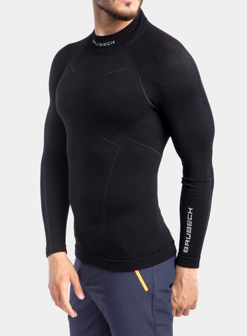 Термобелье Brubeck Wool Merino рубашка мужская черная