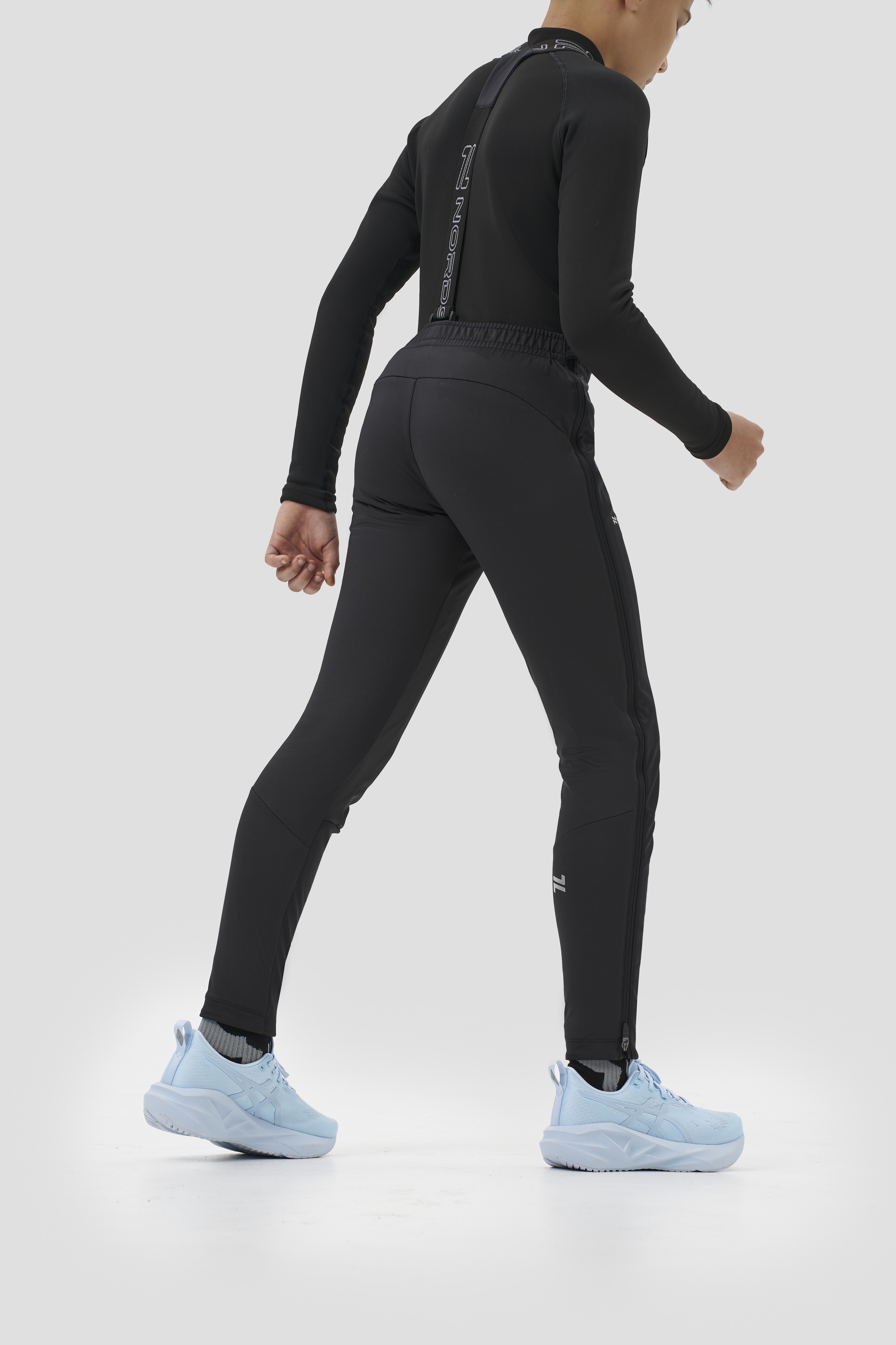 Детский тренировочный лыжный костюм Nordski Jr. Advance light blue-black - 13