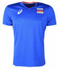 Asics Man Russia Ss Tee мужская волейбольная футболка синяя - 1