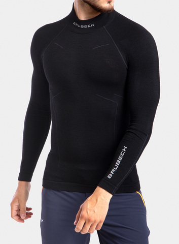 Термобелье Brubeck Wool Merino рубашка мужская черная