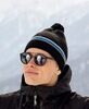 Теплая лыжная шапка Nordski Frost черная-синяя - 5