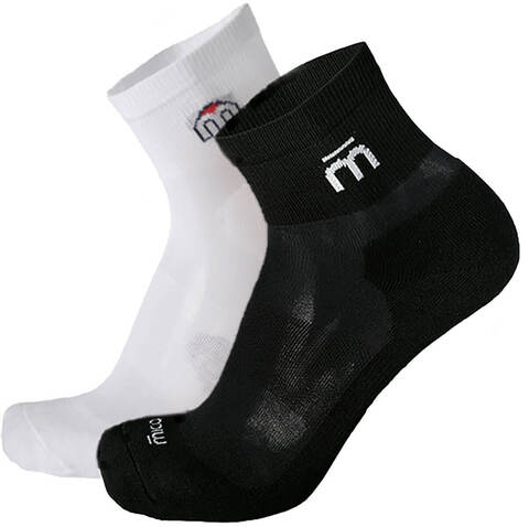 Комплект спортивных носков средней высоты Mico Extra Dry Run