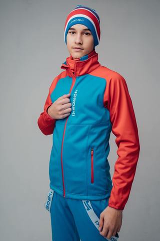 Nordski Jr Premium разминочная куртка детская blue-red