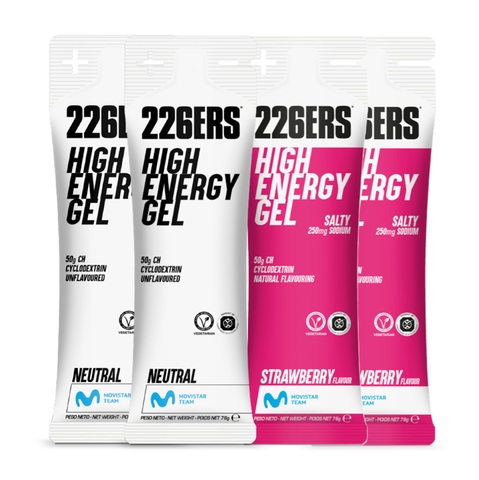 Набор высокоэнергетических гелей 226ERS High Energy 76 г соленая клубника-нейтральный