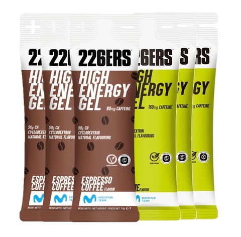 Набор высокоэнергетических гелей 226ERS High Energy 76 г лайм-эспрессо