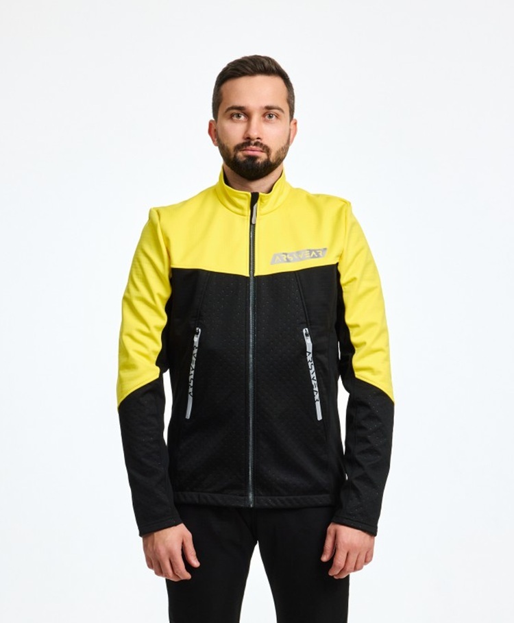 Детская лыжная куртка Arswear Softshell Rase Kids желтая