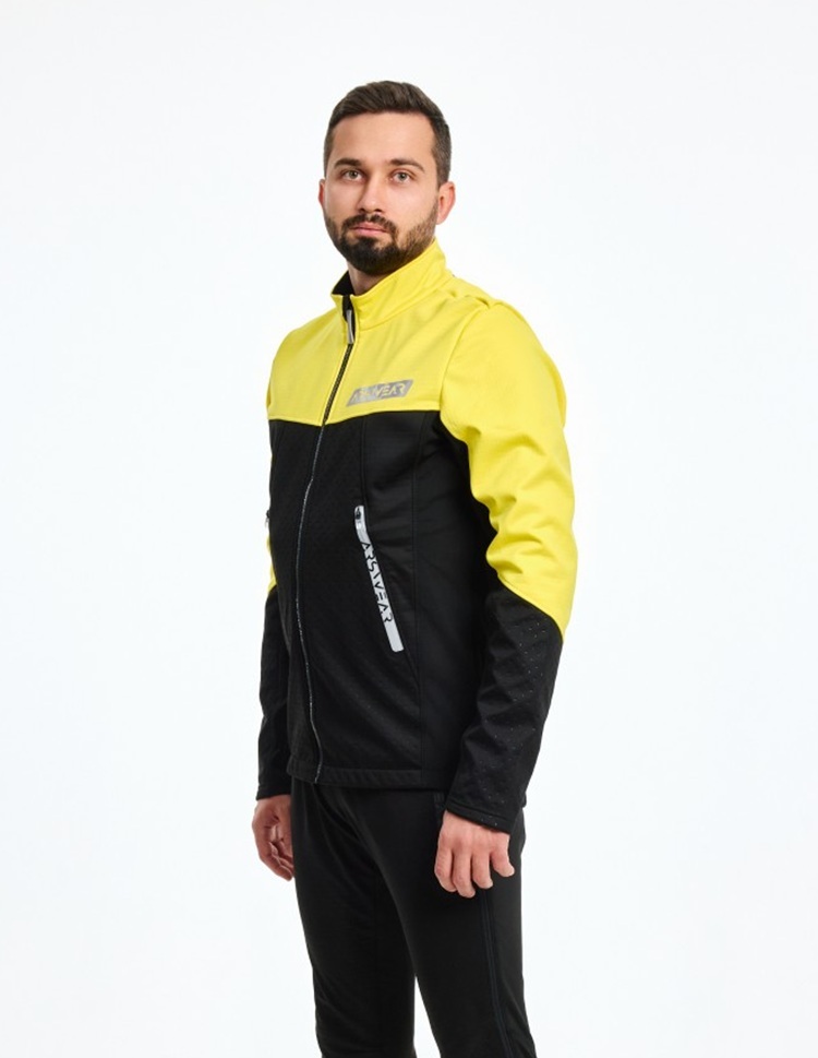 Детская лыжная куртка Arswear Softshell Rase Kids желтая - 3