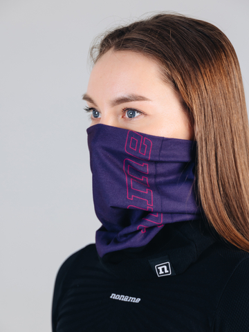 Гибридный флисовый бафф Noname Fleece Neckwarmer dark purple