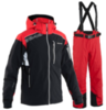 8848 ALTITUDE KENSIN BASE 68 мужской горнолыжный костюм черный-красный - 3