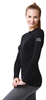 Термобелье футболка Norveg Soft Shirt женская с длинным рукавом чёрная - 2
