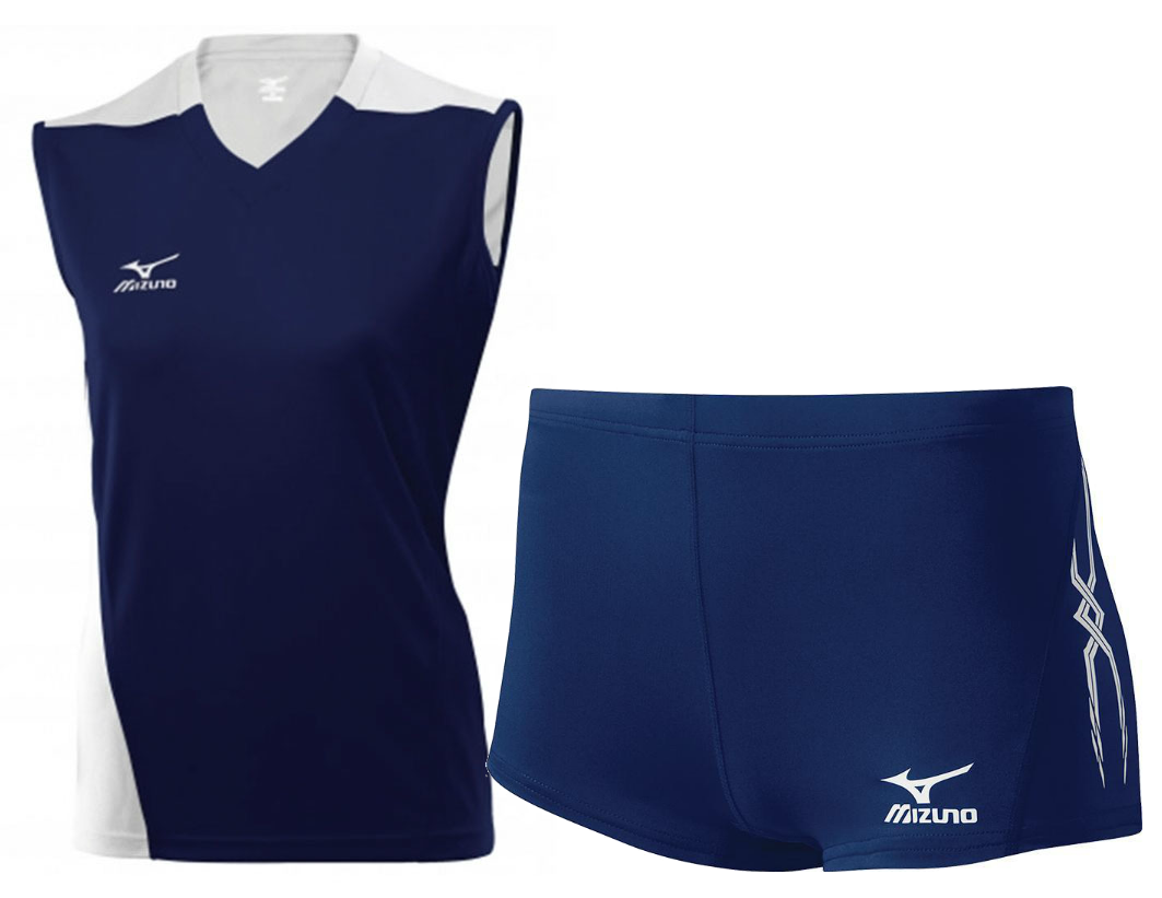 Волейбольная форма Mizuno Premium Trade женская синяя