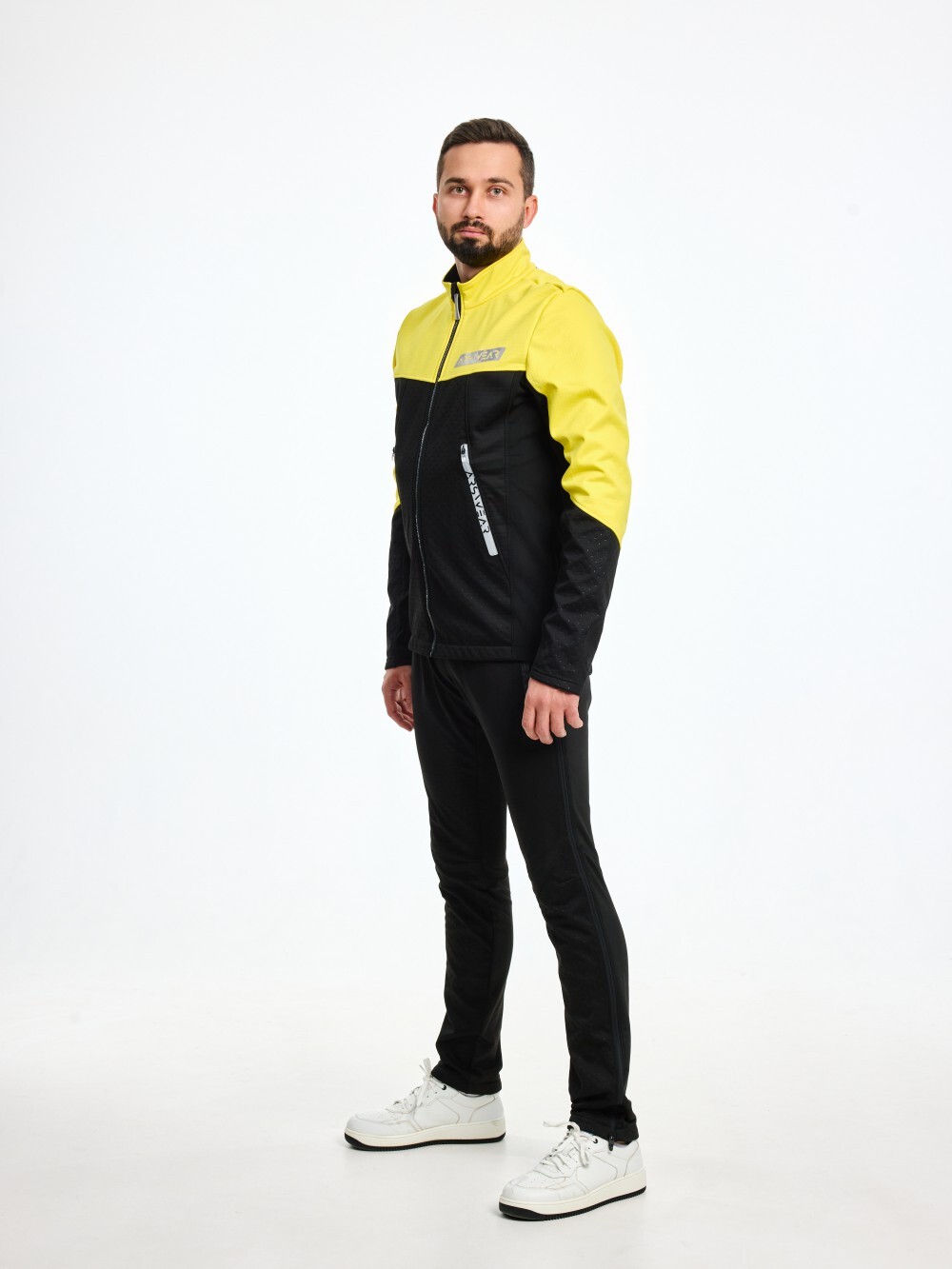 Детская лыжная куртка Arswear Softshell Rase Kids желтая - 8