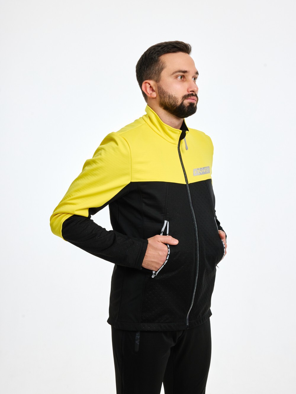 Детская лыжная куртка Arswear Softshell Rase Kids желтая - 2
