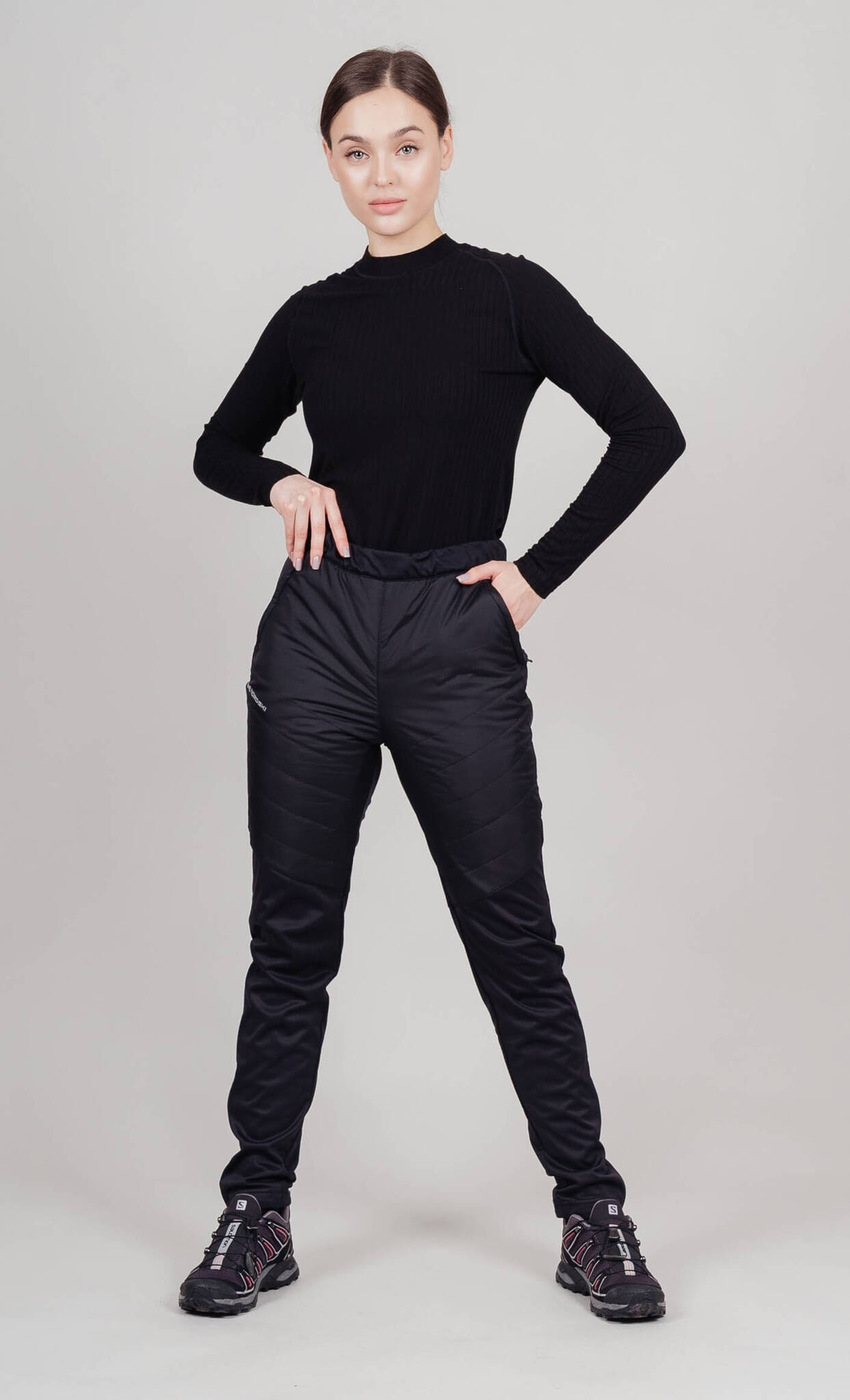 Женские лыжные брюки Nordski Hybrid Warm black