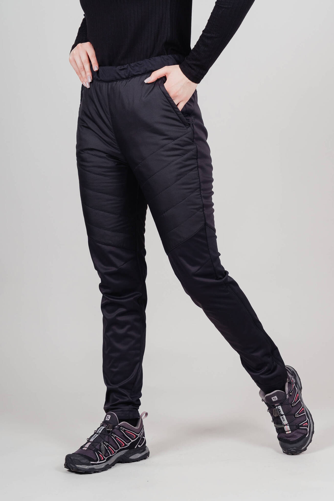 Женские лыжные брюки Nordski Hybrid Warm black - 2