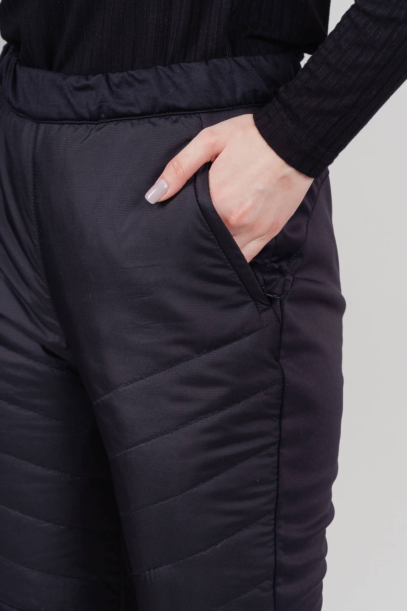 Женские лыжные брюки Nordski Hybrid Warm black - 5