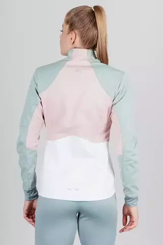 Женская тренировочная лыжная куртка Nordski Pro ice mint-soft pink