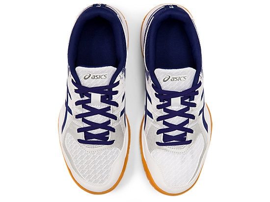 Asics Gel Rocket 9 кроссовки волейбольные женские белые-синие - 5