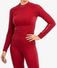 Женское теплое термобелье лонгслив Brubeck Extreme Thermo red - 2