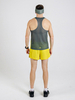 Беговая майка Noname Free Running Top 25 UX grey-yellow - 8