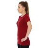 BRUBECK 3D RUN PRO женская футболка для бега RED - 4
