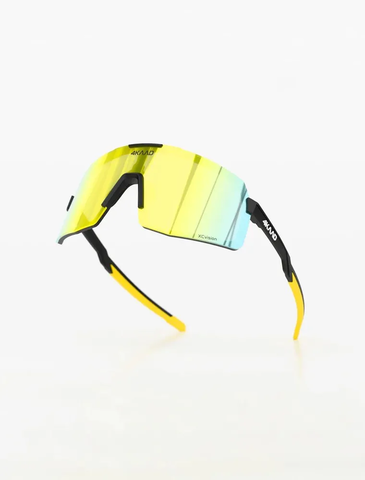 Спортивные гоночные очки 4KAAD Beat Race black-yellow