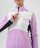 Женская тренировочная лыжная куртка Nordski Advance white-orchid-black - 5
