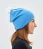 Лыжная шапка c шерстью Nordski Embroidery light blue - 4