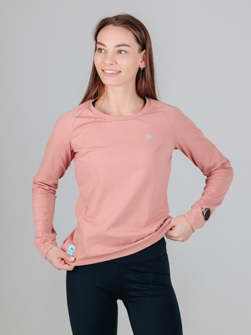 Женский тренировочный лонгслив Noname Clima Long Shirt 26 WOS pink