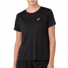 Asics Silver Ss Top футболка для бега женская черная - 3