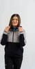 Женская теплая кофта с капюшоном Noname Fleece Jacket WOS 24 серая - 2