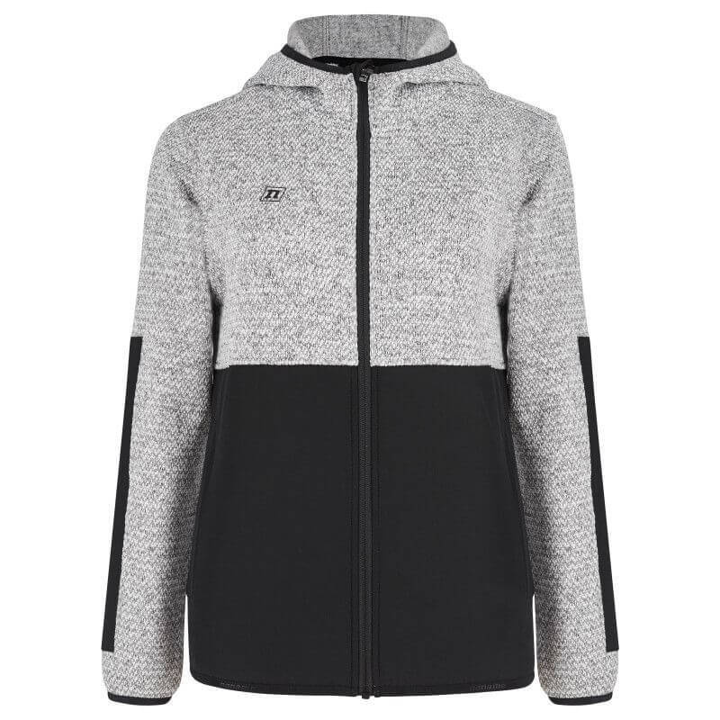 Женская теплая кофта с капюшоном Noname Fleece Jacket WOS 24 серая