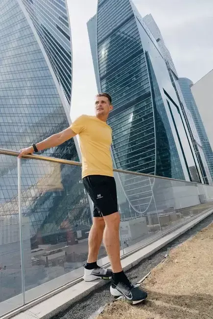 Мужской комплект для бега Nordski Run Athletic светло-оранжевый - 3