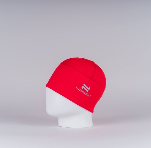 Тренировочная шапка Nordski Warm красная