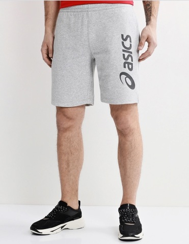 Asics Big Logo Sweat Short шорты для бега мужские серые