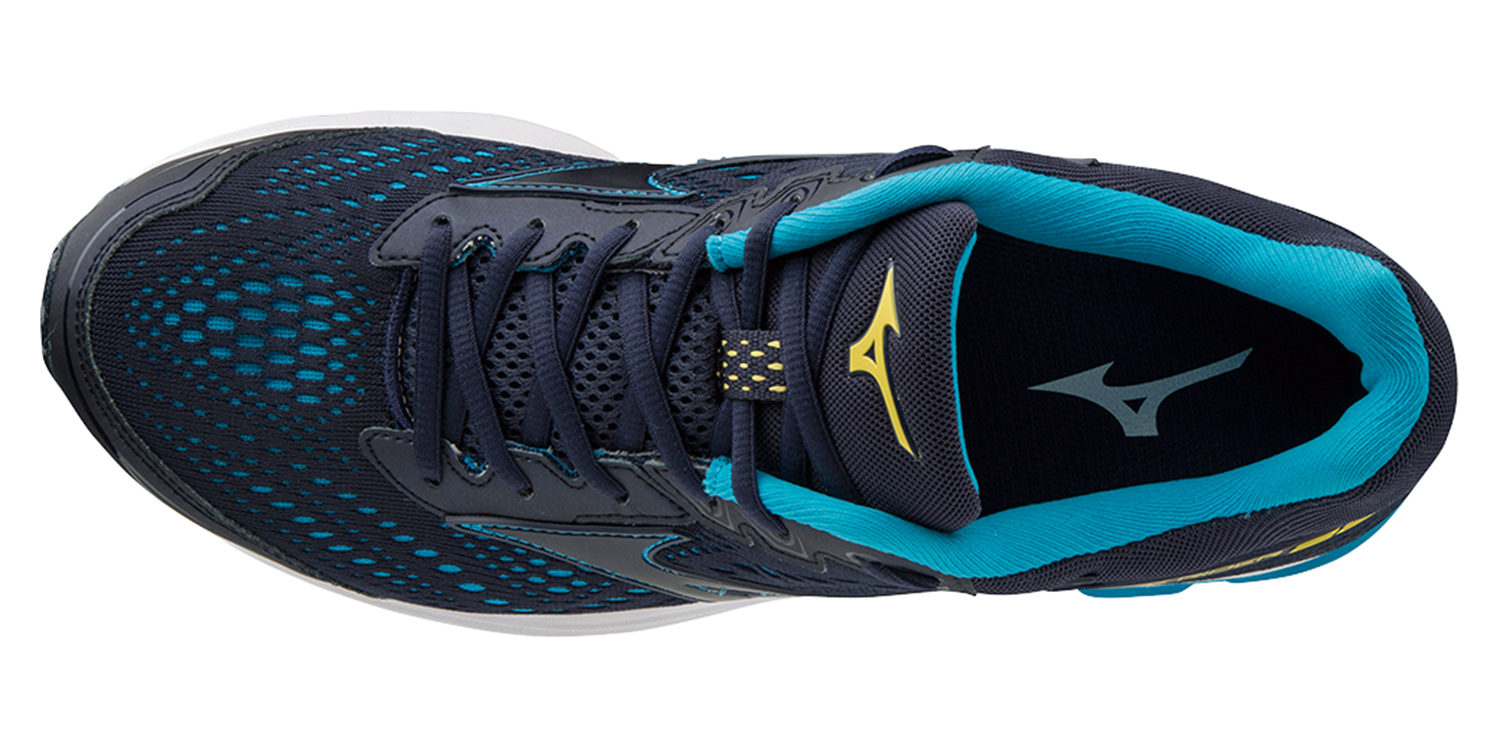 Mizuno Wave Rider 22 мужские беговые кроссовки темно-синие - 4