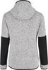 Женская теплая кофта с капюшоном Noname Fleece Jacket WOS 24 серая - 5
