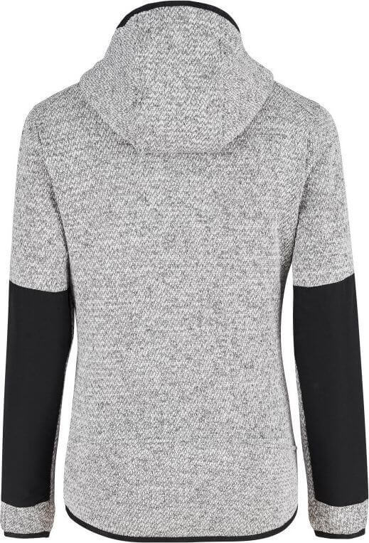 Женская теплая кофта с капюшоном Noname Fleece Jacket WOS 24 серая - 5