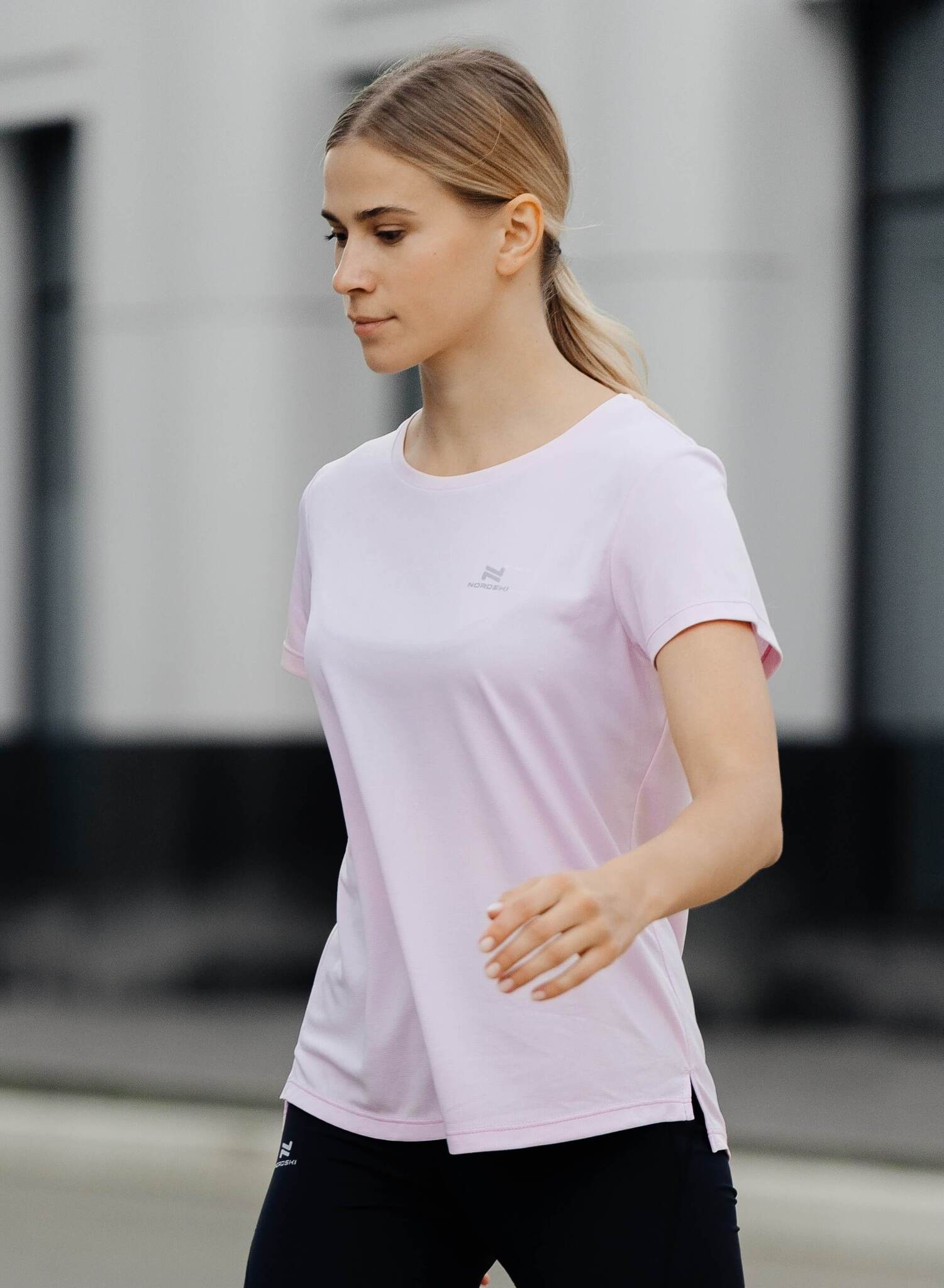 Женская спортивная футболка Nordski Run peony - 2