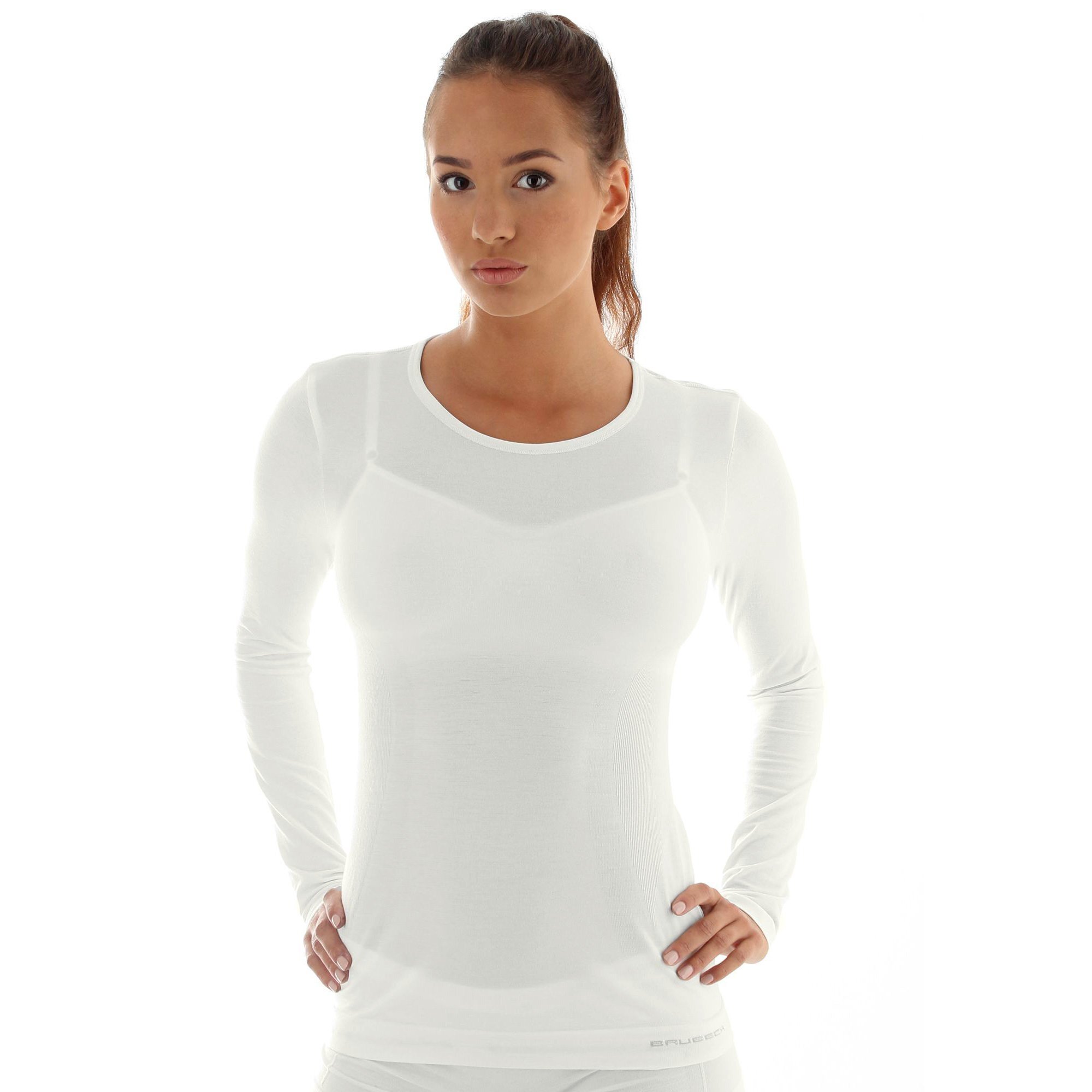 Женское термобелье лонгслив Brubeck Comfort Wool кремовый