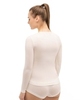 Женское термобелье лонгслив Brubeck Comfort Wool кремовый - 6