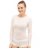 Женское термобелье лонгслив Brubeck Comfort Wool кремовый - 5