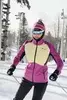 Женская куртка для лыж и бега зимой Nordski Hybrid fuchsia-yellow - 7