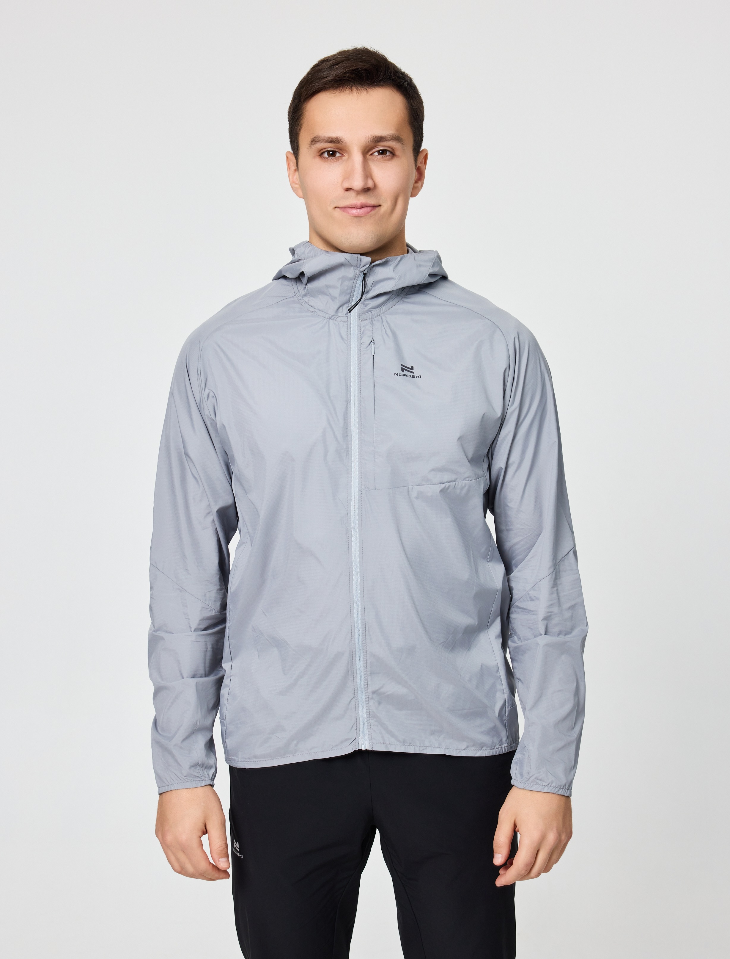 Мужской костюм для бега Nordski Easy Run Road grey-black - 2