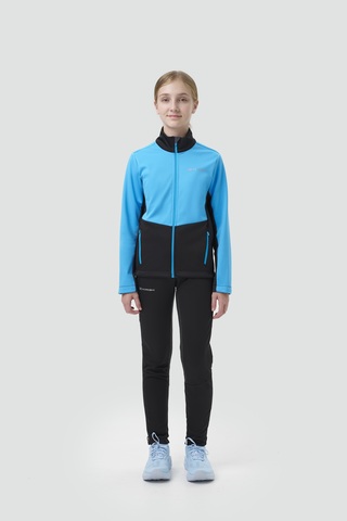 Детский тренировочный лыжный костюм Nordski Jr. Advance light blue-black
