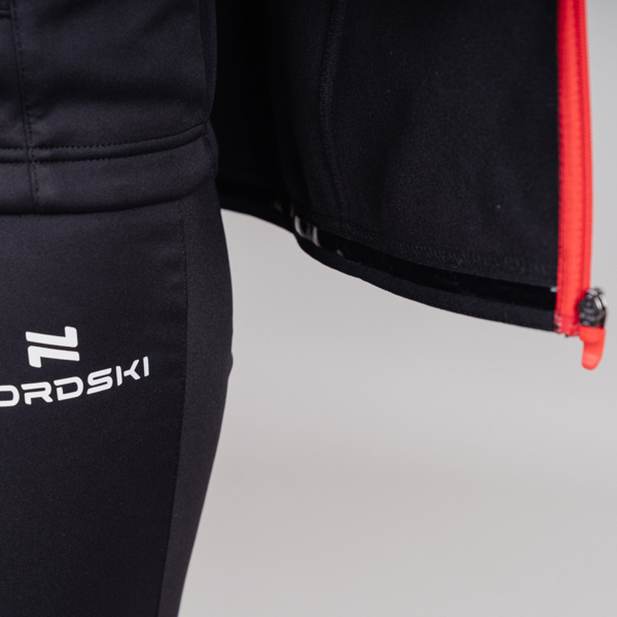 Женский утепленный разминочный костюм Nordski Base Active black - 6
