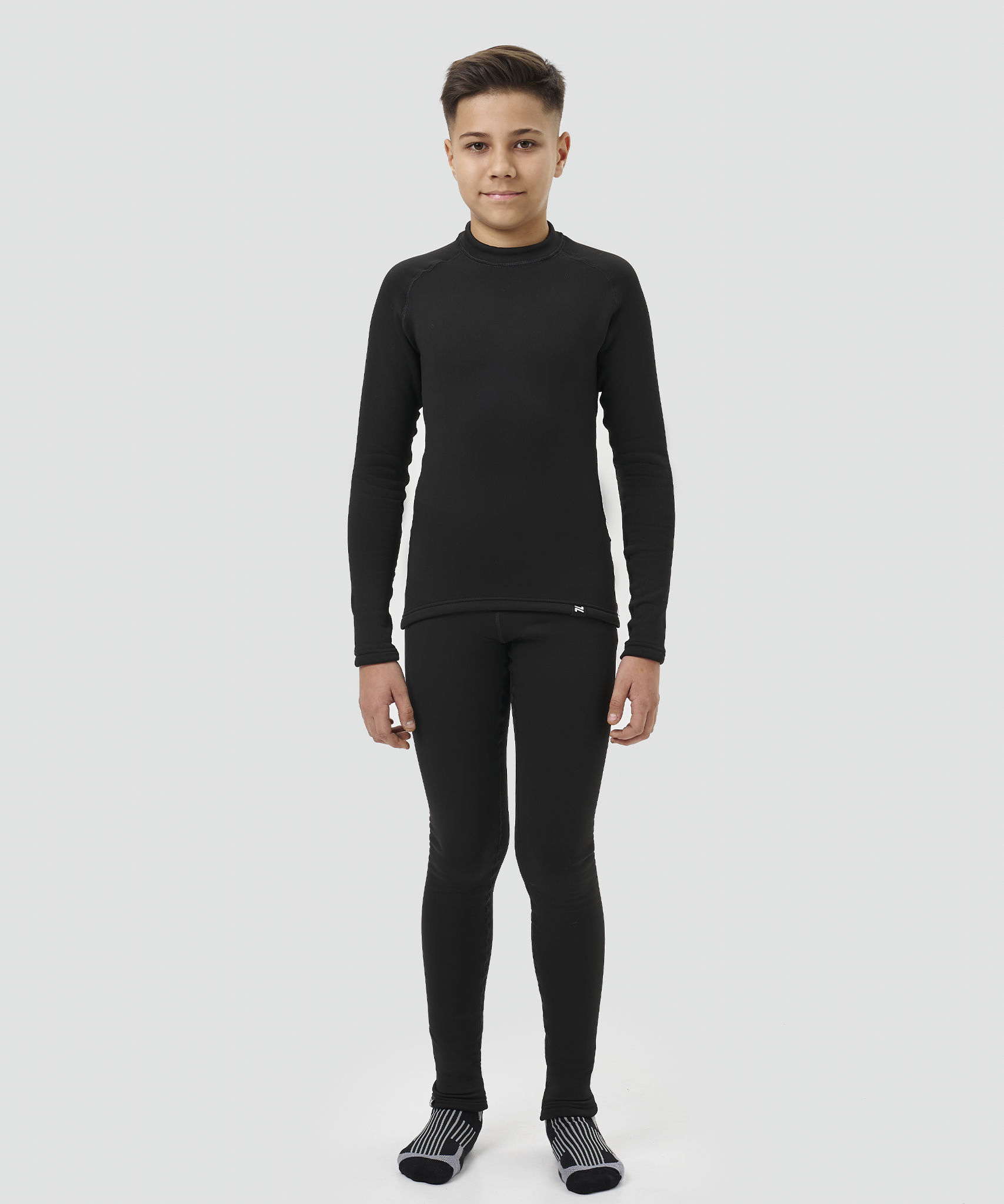 Детский комплект теплого термобелья Nordski Jr. X-Warm black