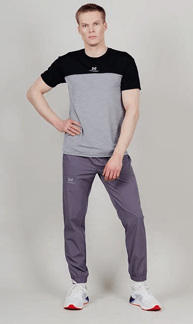 Мужской комплект для бега Nordski Pro Energy grey-black